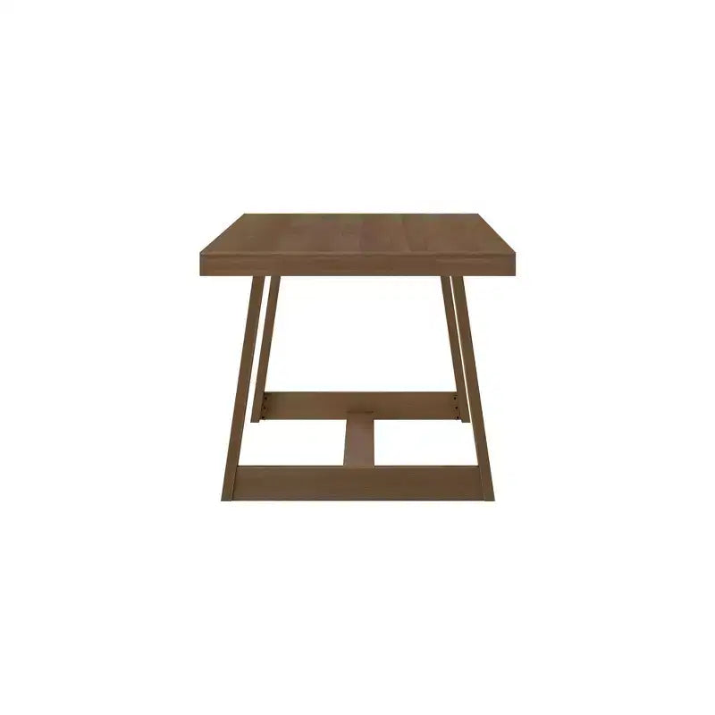 Table à manger Plank+Beam 72 pour 6, table de cuisine en bois massif de style ferme classique