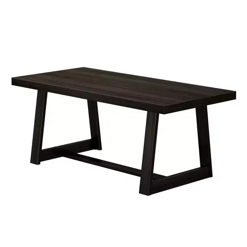 Table à manger Plank+Beam 72 pour 6, table de cuisine en bois massif de style ferme classique