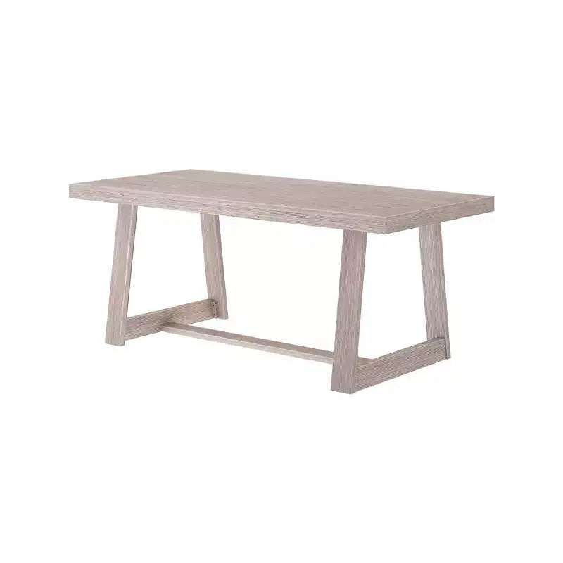 Table à manger Plank+Beam 72 pour 6, table de cuisine en bois massif de style ferme classique