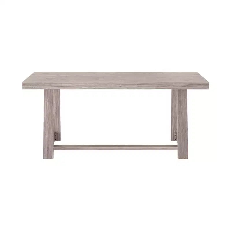 Table à manger Plank+Beam 72 pour 6, table de cuisine en bois massif de style ferme classique
