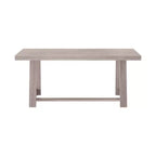 Table à manger Plank+Beam 72 pour 6, table de cuisine en bois massif de style ferme classique