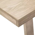 Table à manger Plank+Beam 72 pour 6, table de cuisine en bois massif de style ferme classique
