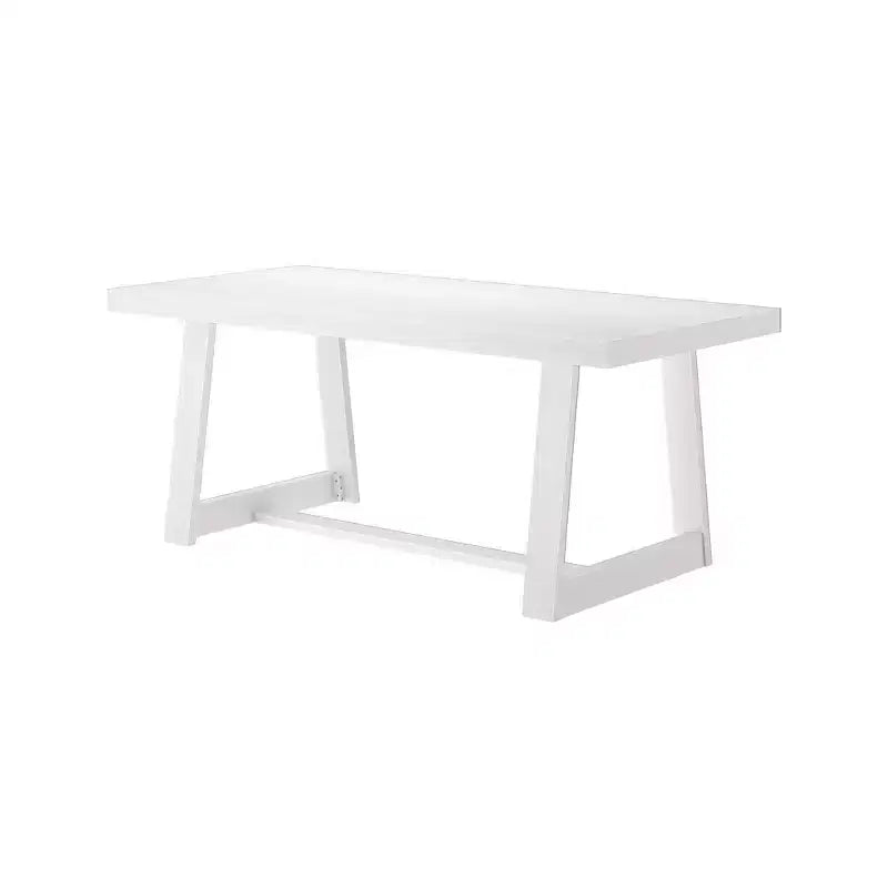 Table à manger Plank+Beam 72 pour 6, table de cuisine en bois massif de style ferme classique
