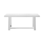 Table à manger Plank+Beam 72 pour 6, table de cuisine en bois massif de style ferme classique