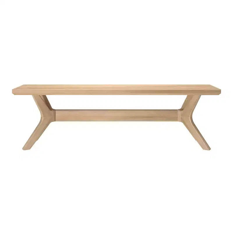 Banc de salle à manger Verso en bois massif Plank+Beam, banc d'entrée 60, banc de pièce minimaliste