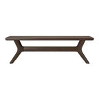 Banc de salle à manger Verso en bois massif Plank+Beam, banc d'entrée 60, banc de pièce minimaliste