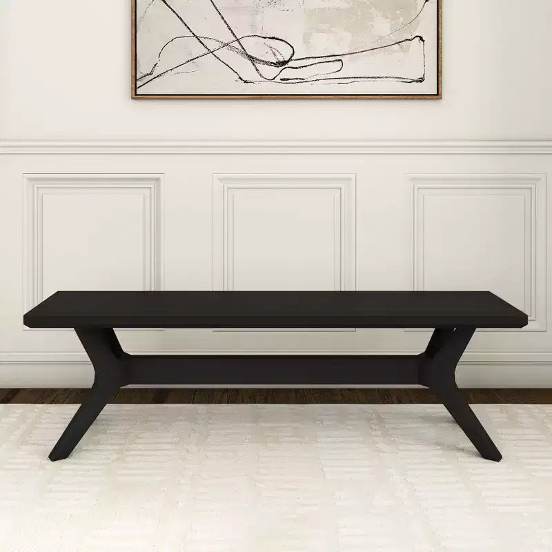 Banc de salle à manger Verso en bois massif Plank+Beam, banc d'entrée 60, banc de pièce minimaliste