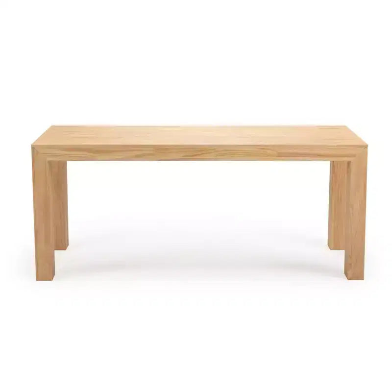 Plank+Beam 72 Table à manger moderne pour 6 personnes, table à manger rectangulaire en bois massif pour cuisine/salle à manger