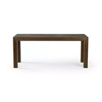 Plank+Beam 72 Table à manger moderne pour 6 personnes, table à manger rectangulaire en bois massif pour cuisine/salle à manger