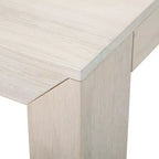 Plank+Beam 72 Table à manger moderne pour 6 personnes, table à manger rectangulaire en bois massif pour cuisine/salle à manger