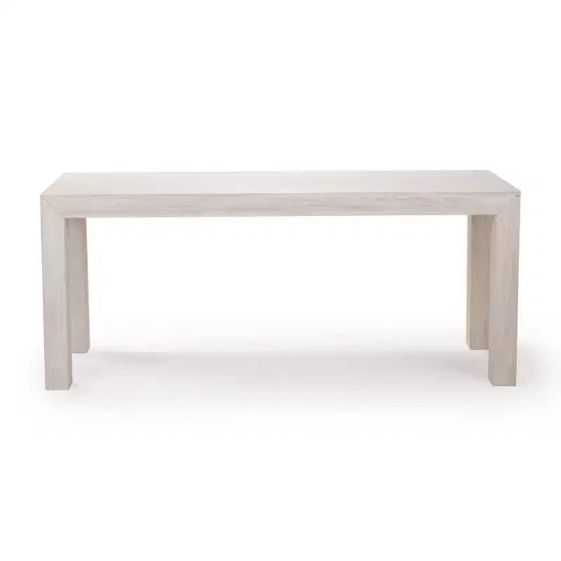 Plank+Beam 72 Table à manger moderne pour 6 personnes, table à manger rectangulaire en bois massif pour cuisine/salle à manger