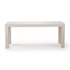 Plank+Beam 72 Table à manger moderne pour 6 personnes, table à manger rectangulaire en bois massif pour cuisine/salle à manger