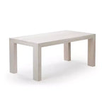 Plank+Beam 72 Table à manger moderne pour 6 personnes, table à manger rectangulaire en bois massif pour cuisine/salle à manger