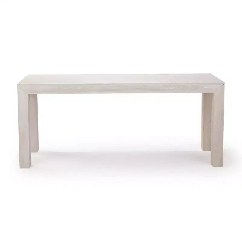 Plank+Beam 72 Table à manger moderne pour 6 personnes, table à manger rectangulaire en bois massif pour cuisine/salle à manger