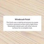 Plank+Beam 72 Table à manger moderne pour 6 personnes, table à manger rectangulaire en bois massif pour cuisine/salle à manger