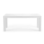 Plank+Beam 72 Table à manger moderne pour 6 personnes, table à manger rectangulaire en bois massif pour cuisine/salle à manger