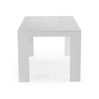 Plank+Beam 72 Table à manger moderne pour 6 personnes, table à manger rectangulaire en bois massif pour cuisine/salle à manger