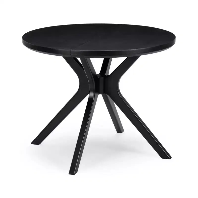 Table à manger ronde Plank+Beam Verso, 38 po, en bois massif, pour cuisine et salle à manger