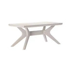 Table basse rectangulaire en bois massif Plank+Beam avec pieds en croix, table basse 40 pour salon