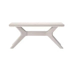 Table basse rectangulaire en bois massif Plank+Beam avec pieds en croix, table basse 40 pour salon