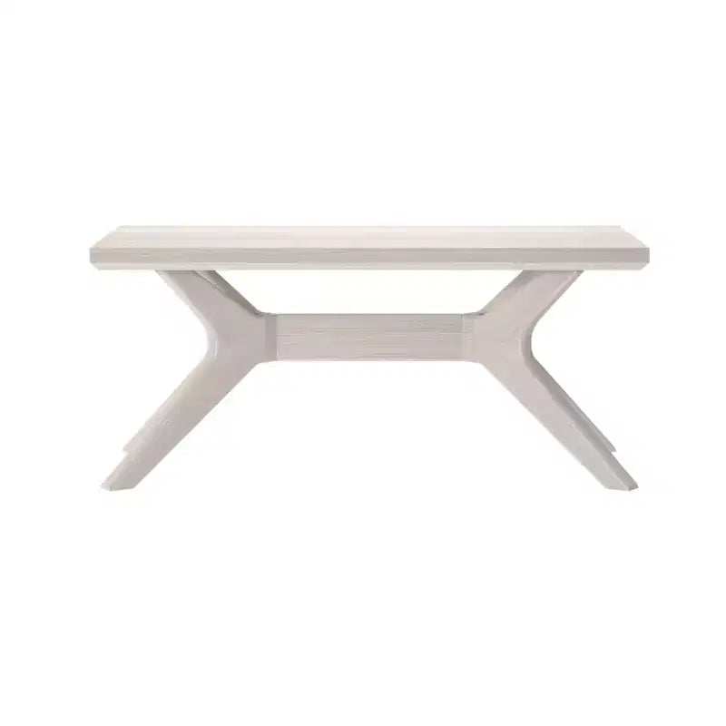Table basse rectangulaire en bois massif Plank+Beam avec pieds en croix, table basse 40 pour salon