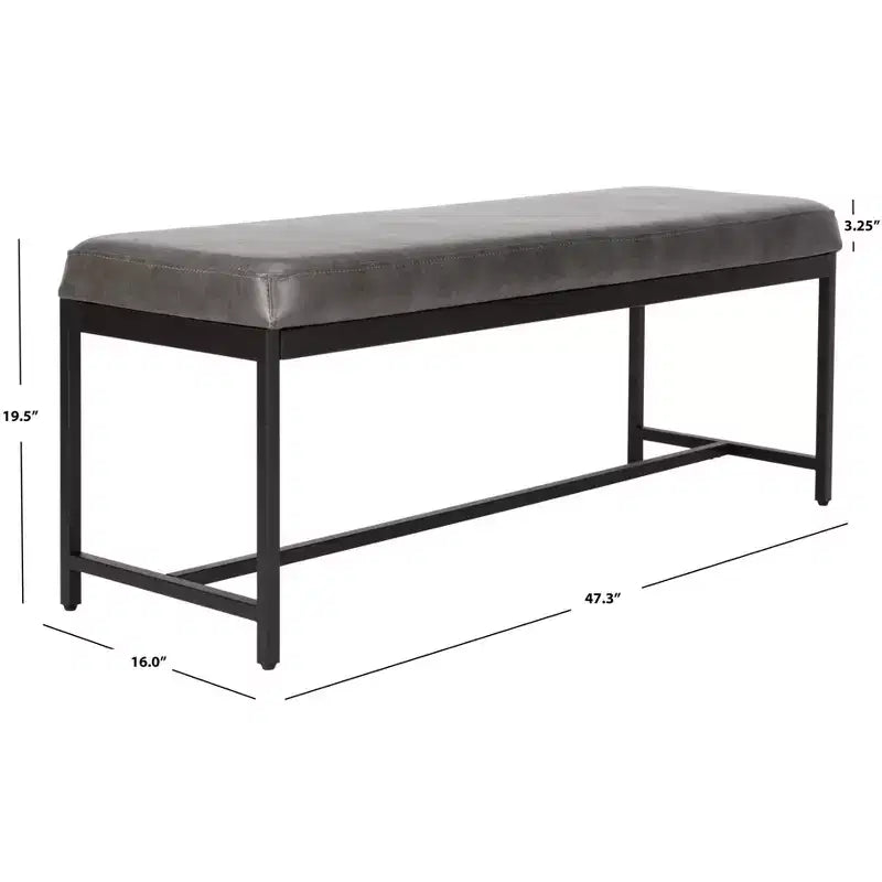 Banc en similicuir Chase - BCH6204 - Safavieh