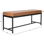Banc en similicuir Chase - BCH6204 - Safavieh