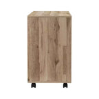 Meuble de classement AndMakers à 3 tiroirs de 99 cm de large pour bureau à domicile, classeur latéral mobile, support d'imprimante avec étagères de rangement ouvertes