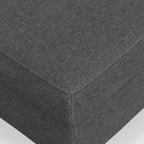 Banc ottoman rectangulaire WyndenHall Lana de style Mid-Century
