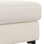 Banc ottoman rectangulaire WyndenHall Lana de style Mid-Century