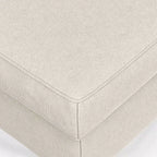 Banc ottoman rectangulaire WyndenHall Lana de style Mid-Century
