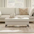 WyndenHall Lana Rectangular Mid-Century Ottoman Bench