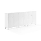 Crosley Cassai Ensemble de 3 armoires de rangement de 228,6 cm, style ferme moderne, étagères réglables