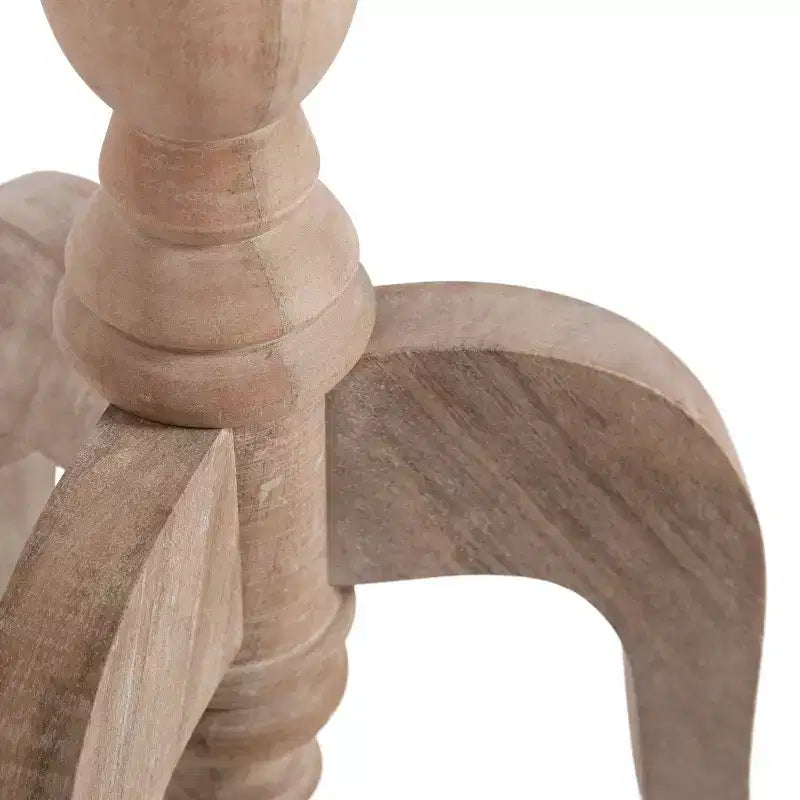 Table d'appoint en bois Tourneaux de Kate and Laurel