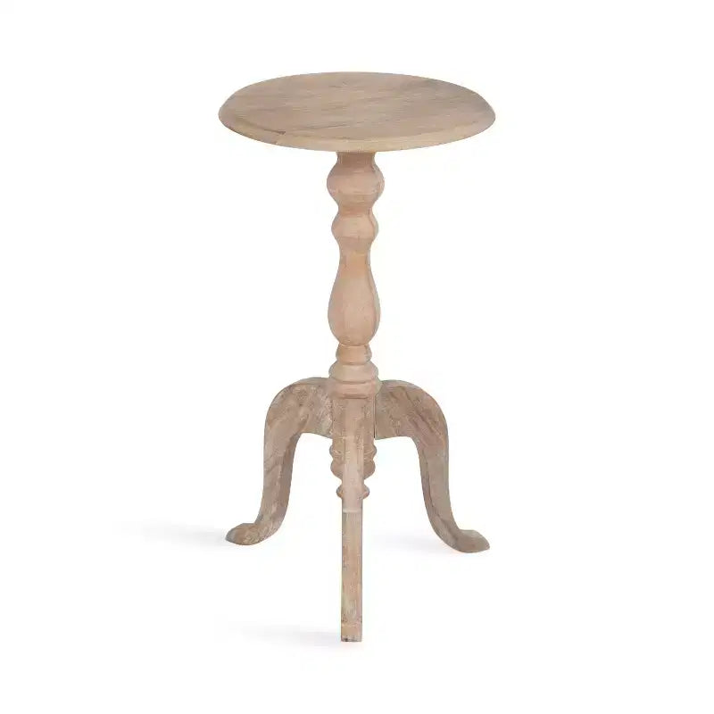 Table d'appoint en bois Tourneaux de Kate and Laurel