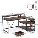 Bureau d'angle informatique Lantine L