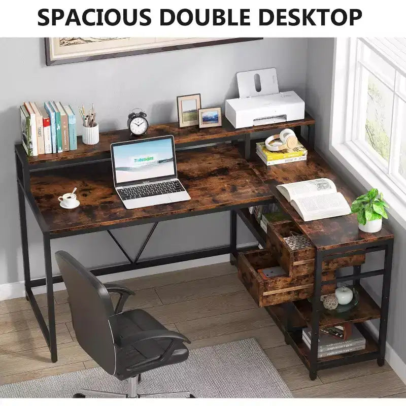 Bureau d'angle informatique Lantine L