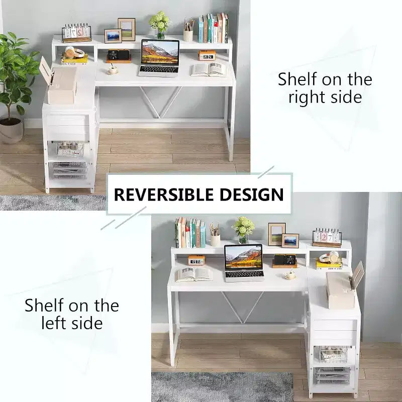Bureau d'angle informatique Lantine L