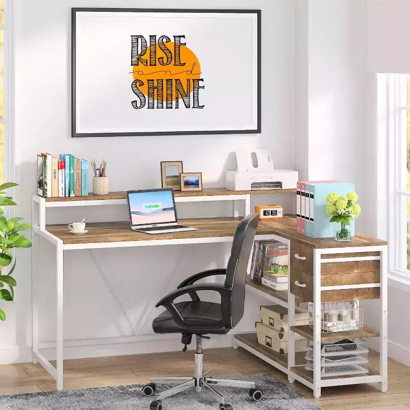 Bureau d'angle informatique Lantine L