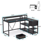 Bureau d'angle informatique Lantine L
