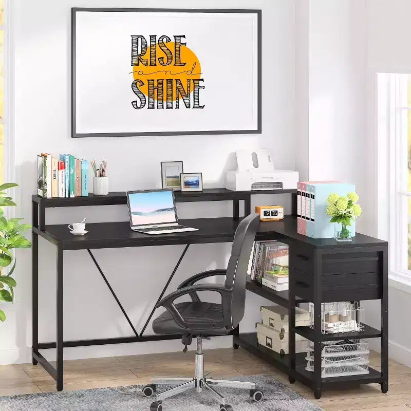 Bureau d'angle informatique Lantine L