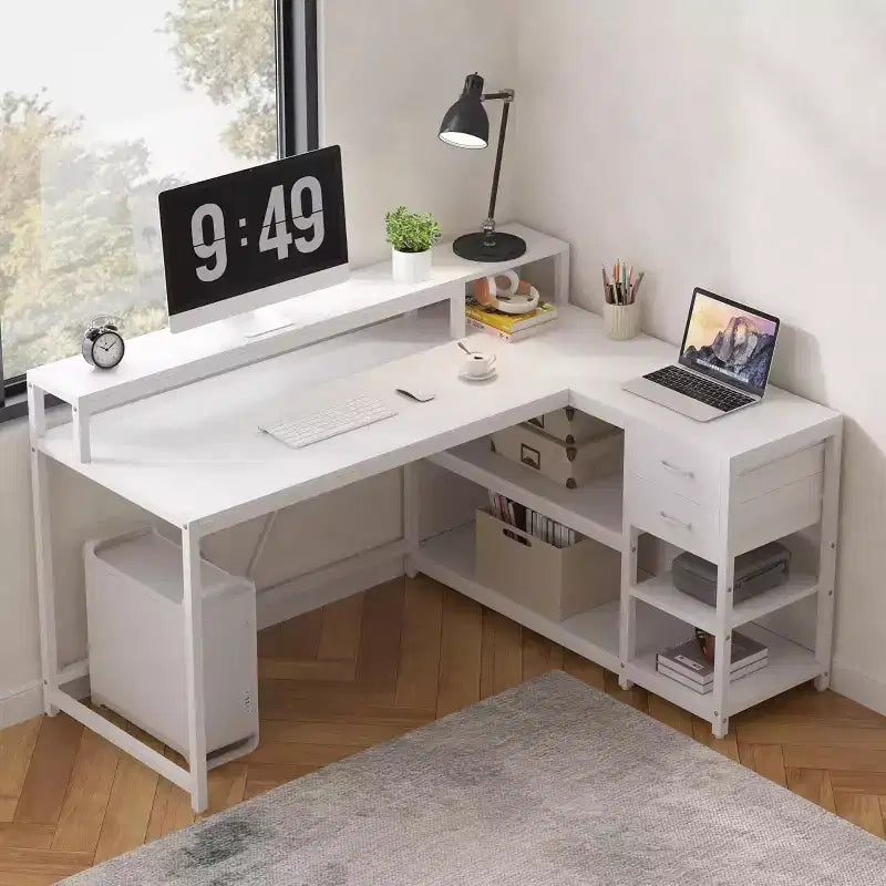 Bureau d'angle informatique Lantine L