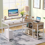 Bureau d'angle informatique Lantine L