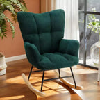 JIONJOY Fauteuil à bascule rembourré