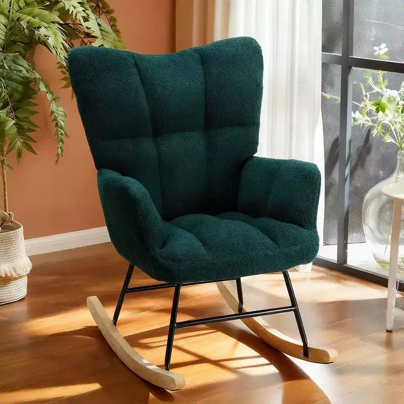 JIONJOY Fauteuil à bascule rembourré