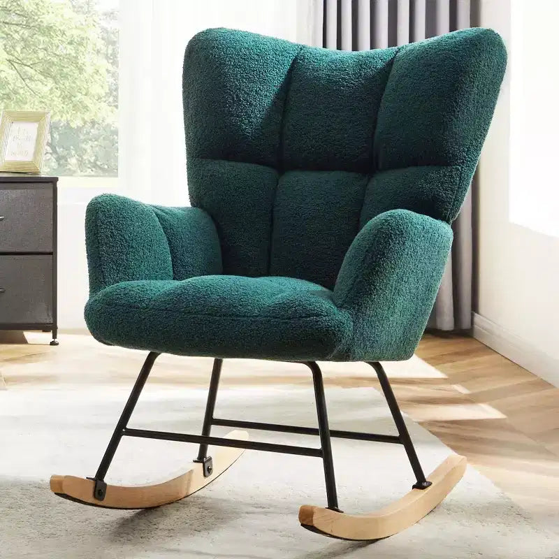 JIONJOY Fauteuil à bascule rembourré
