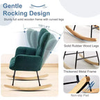 JIONJOY Fauteuil à bascule rembourré