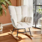 JIONJOY Fauteuil à bascule rembourré