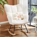 JIONJOY Fauteuil à bascule rembourré