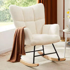 JIONJOY Fauteuil à bascule rembourré
